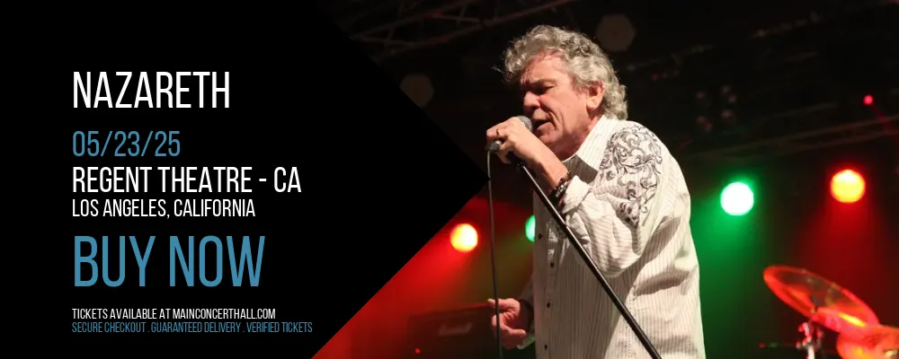 Nazareth at Regent Theatre - CA