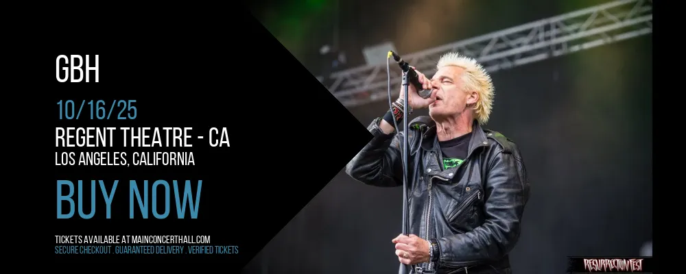 GBH at Regent Theatre - CA